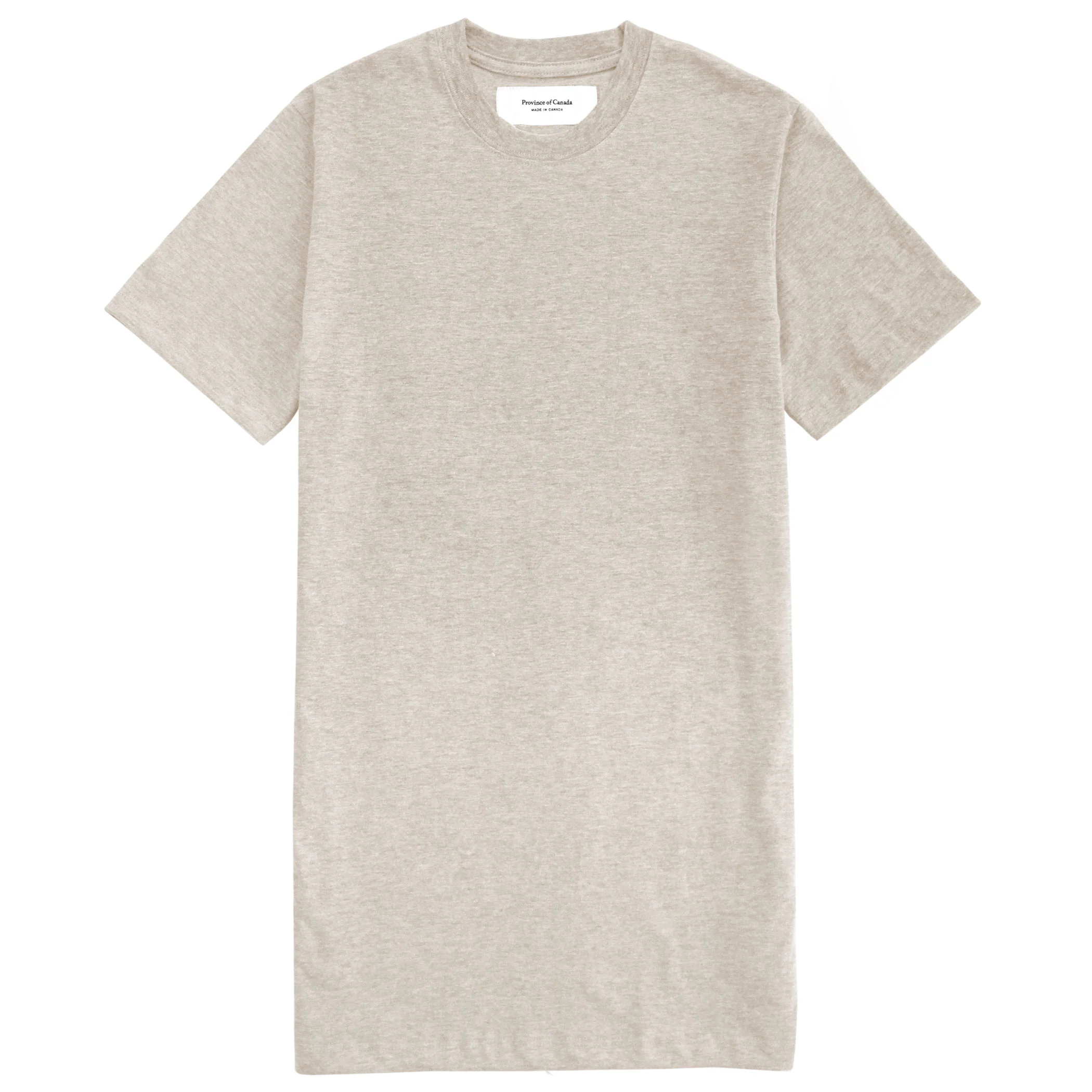 Pocket T-Shirt Dress Oatmeal