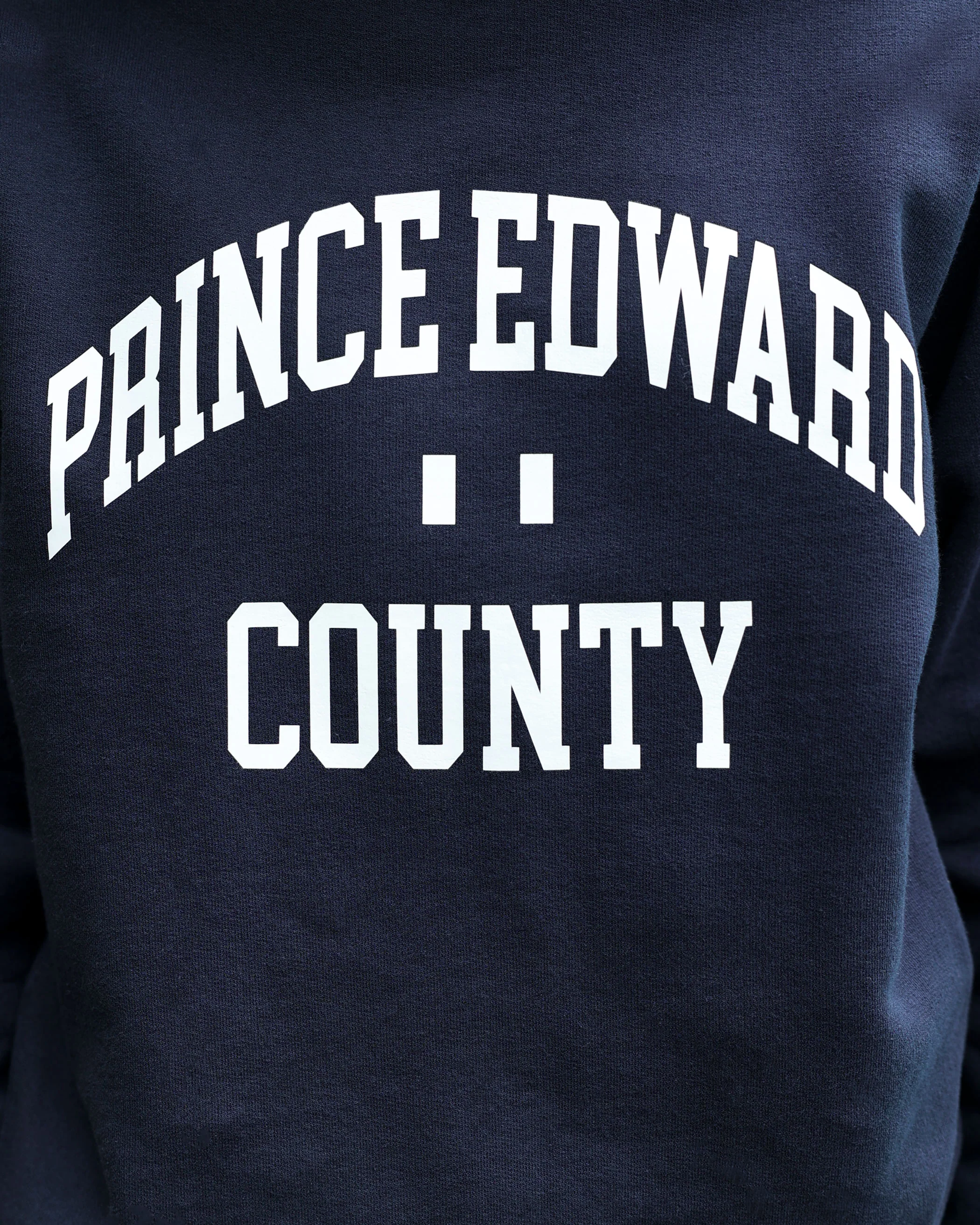 Prince Edward County Fleece Sweatshirt Navy - Unisex - Image 7