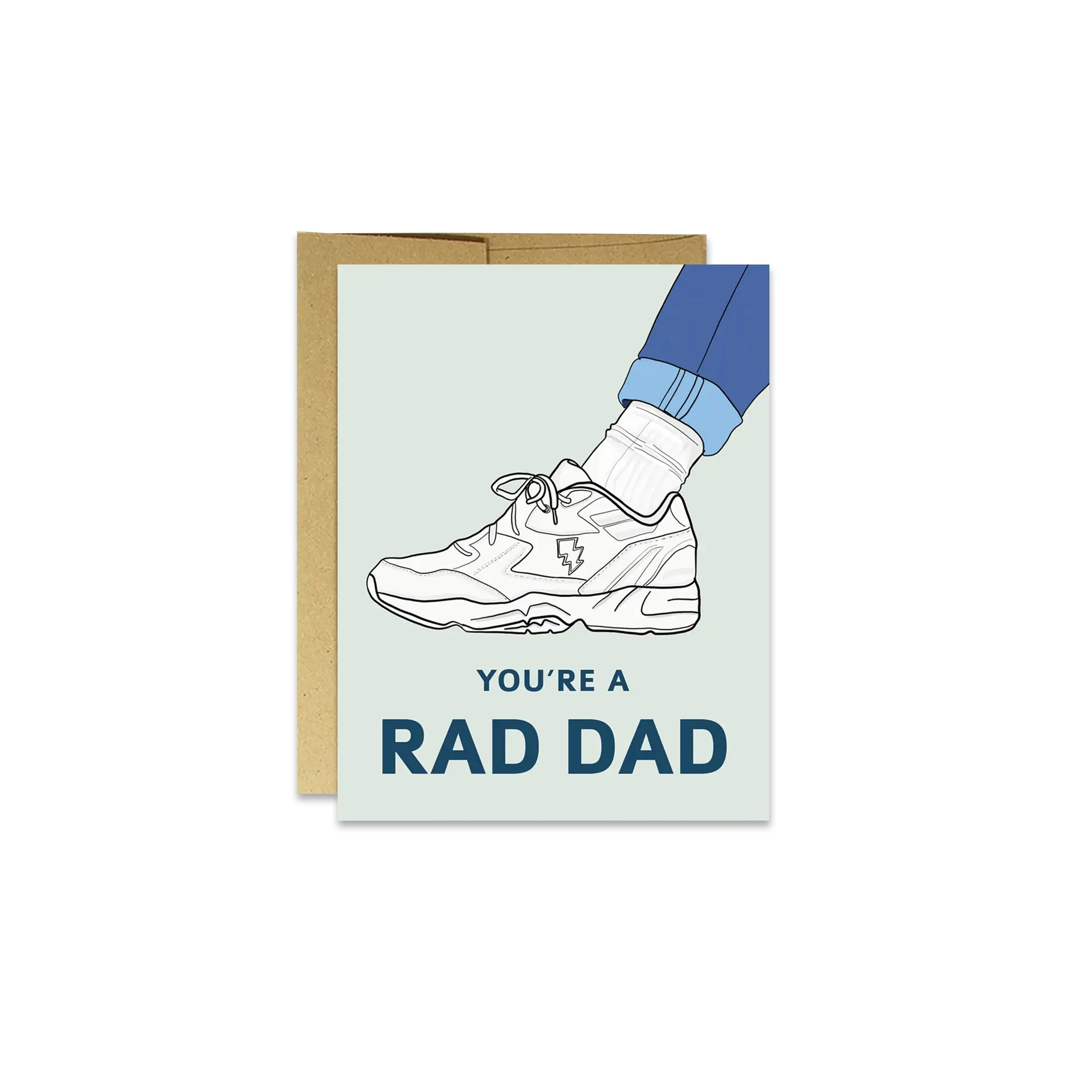 Rad Dad Sneaker Greeting Card
