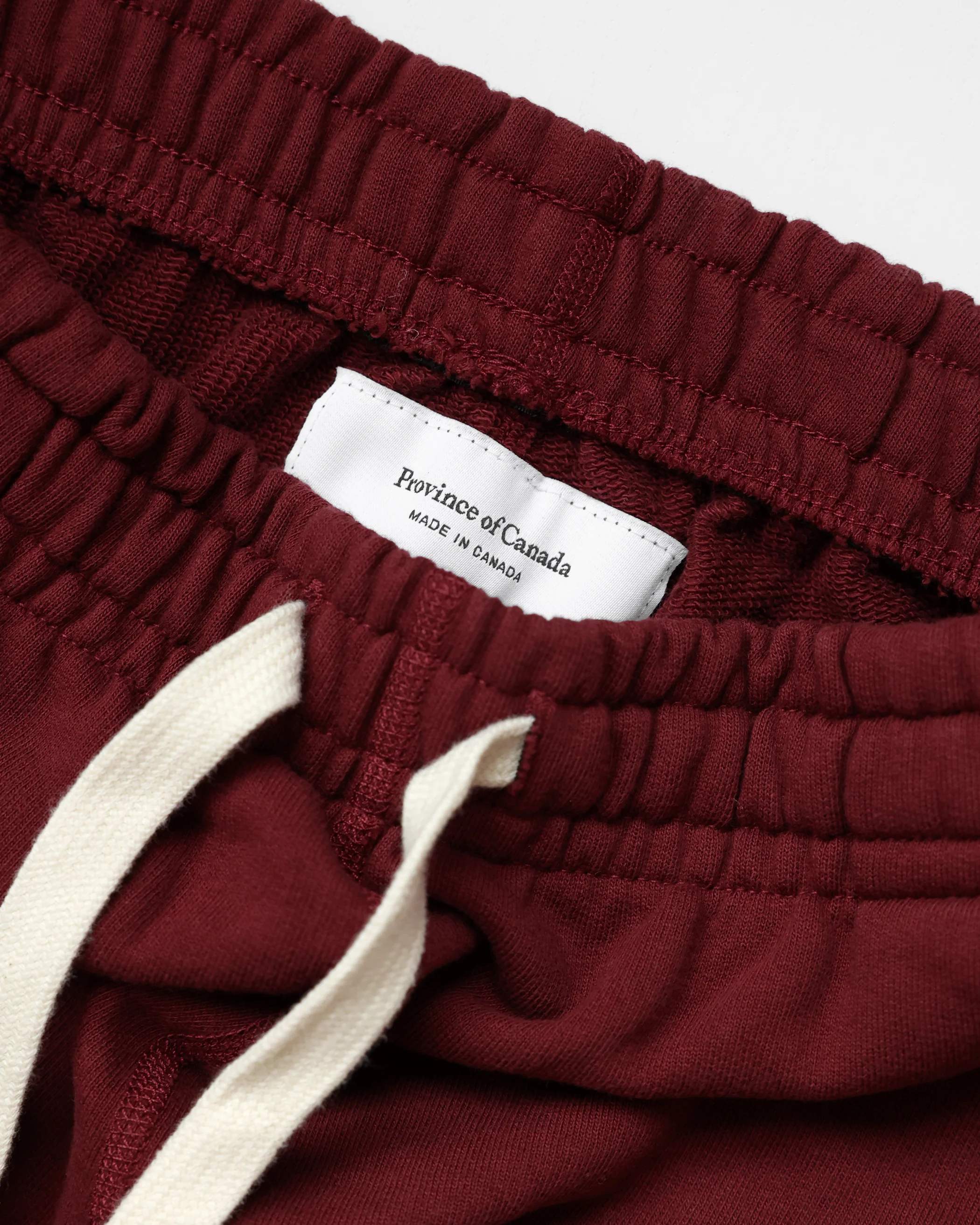 Relaxed French Terry Sweatpant Burgundy - Unisex - Image 5
