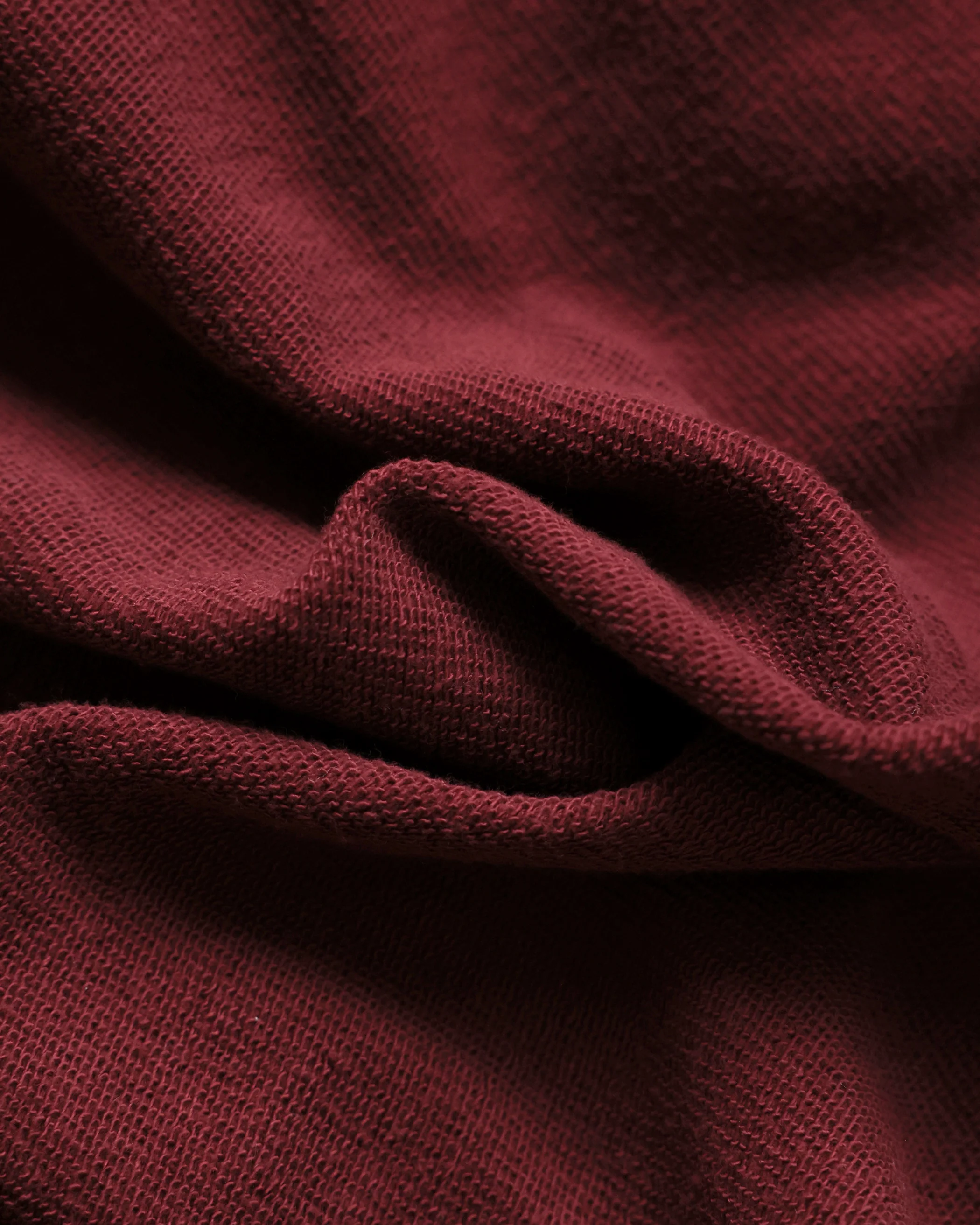 Relaxed French Terry Sweatpant Burgundy - Unisex - Image 6