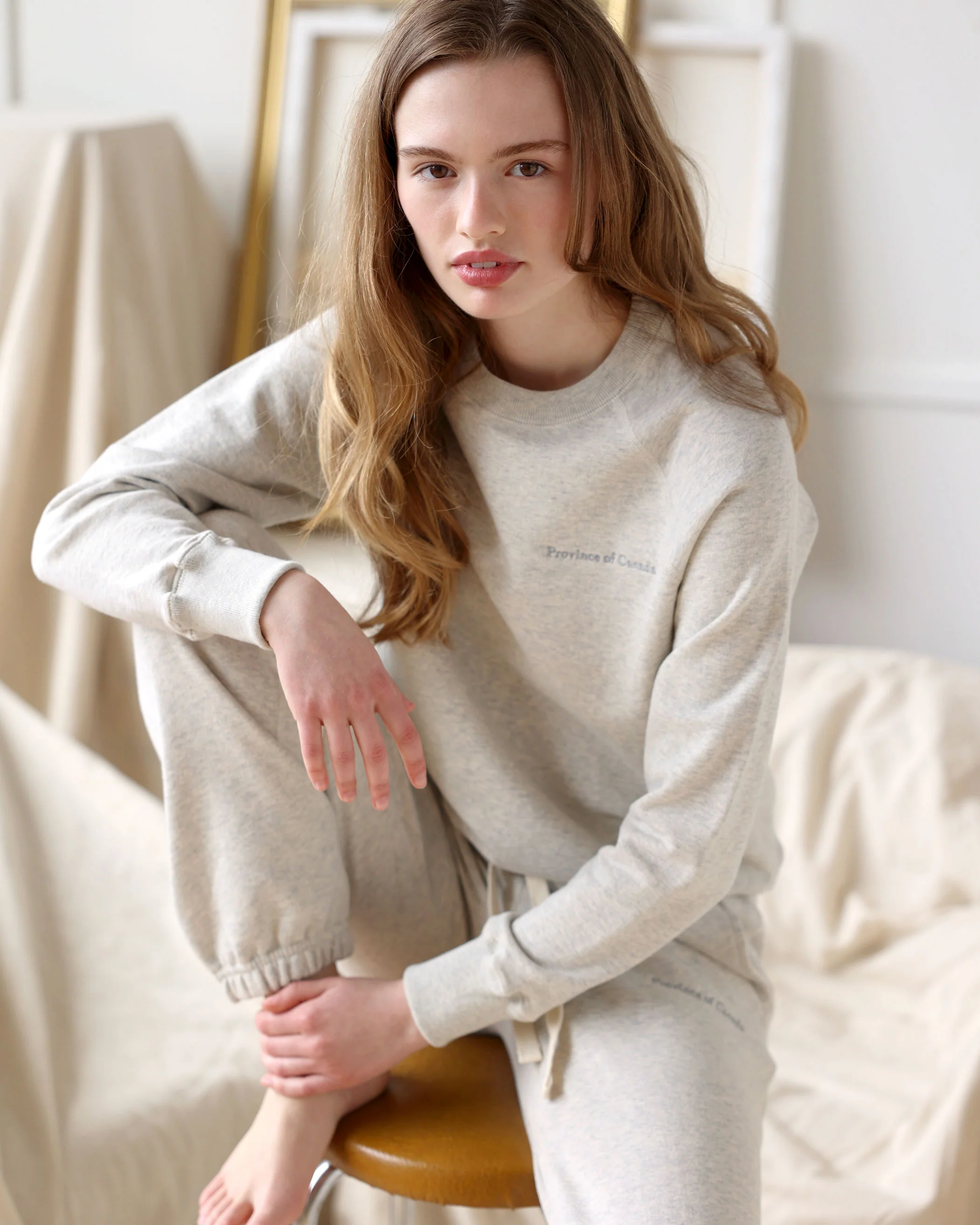 Relaxed French Terry Sweatpant Eggshell - Unisex - Image 8