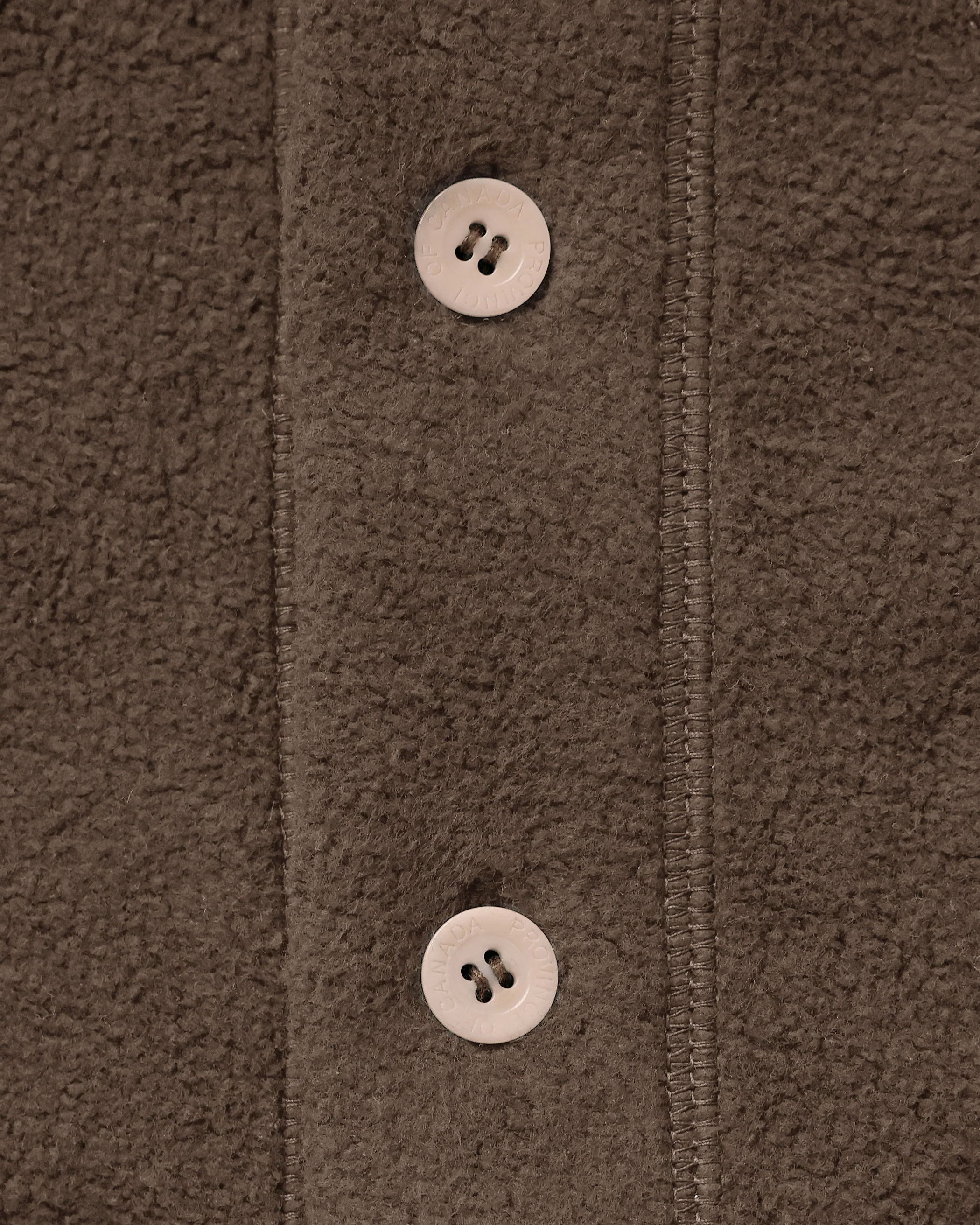Reverse Fleece Overshirt Chestnut - Unisex - Image 7