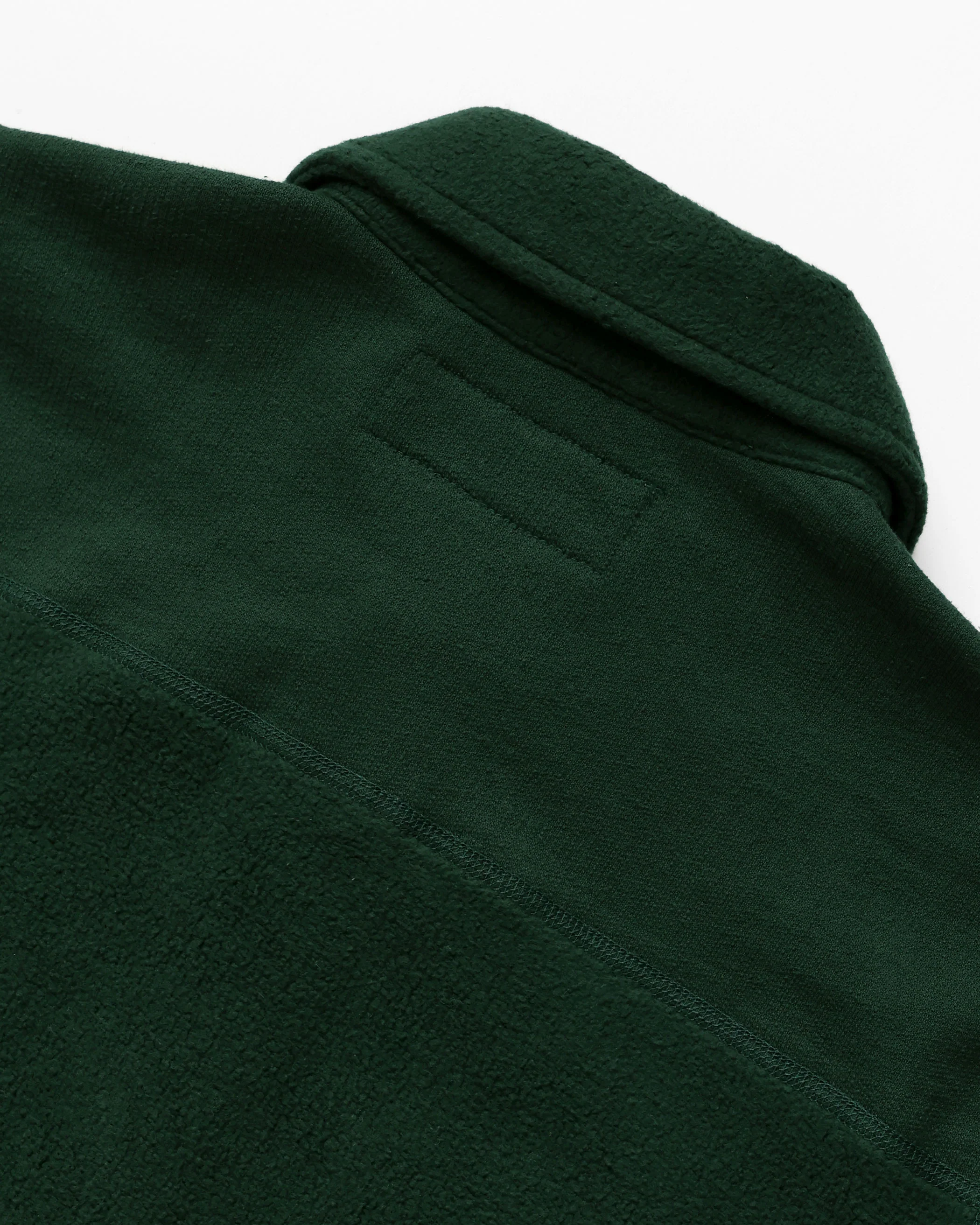 Reverse Fleece Overshirt Forest - Unisex - Image 8