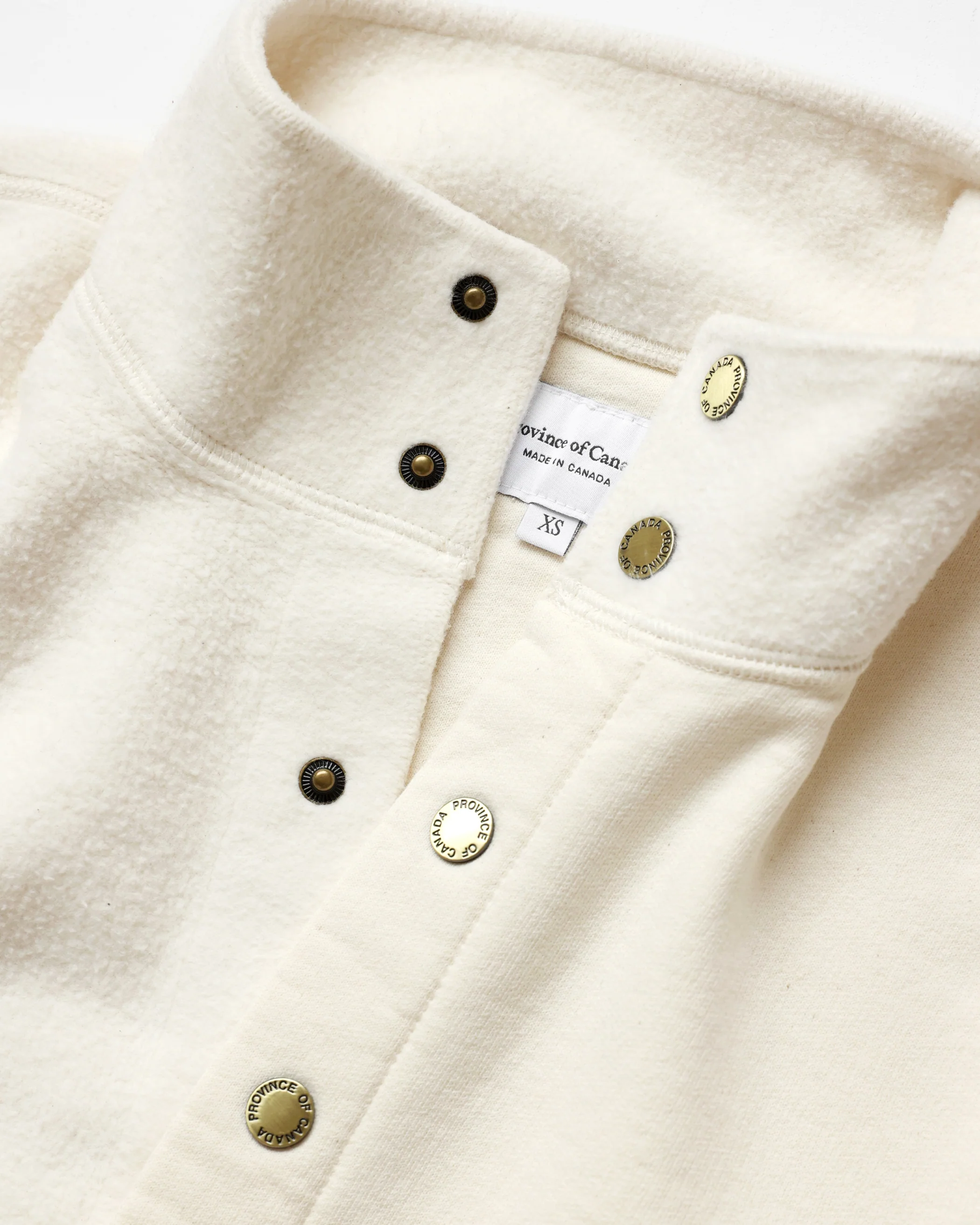 Reverse Fleece Pullover Cream - Unisex - Image 4