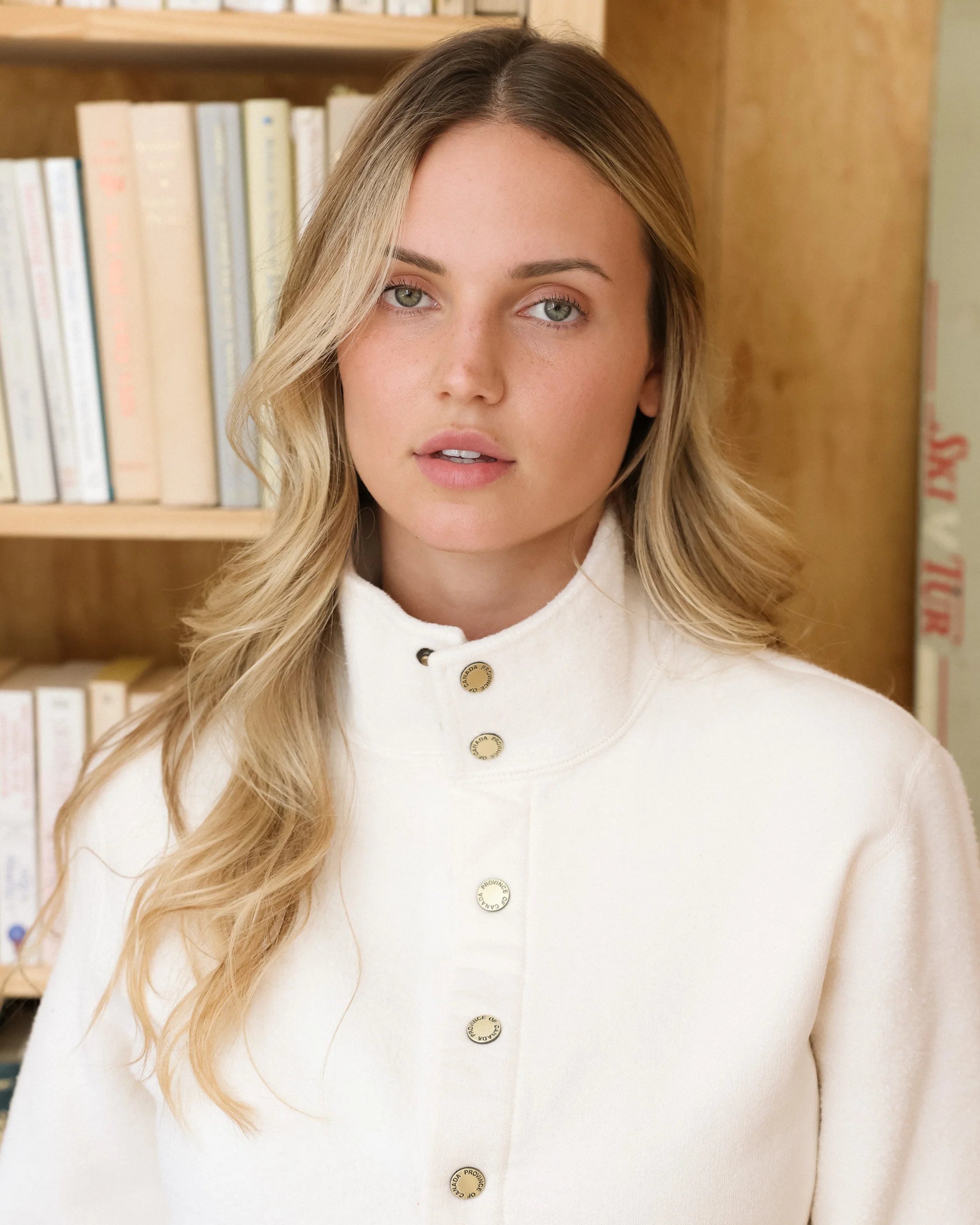 Reverse Fleece Pullover Cream - Unisex - Image 8