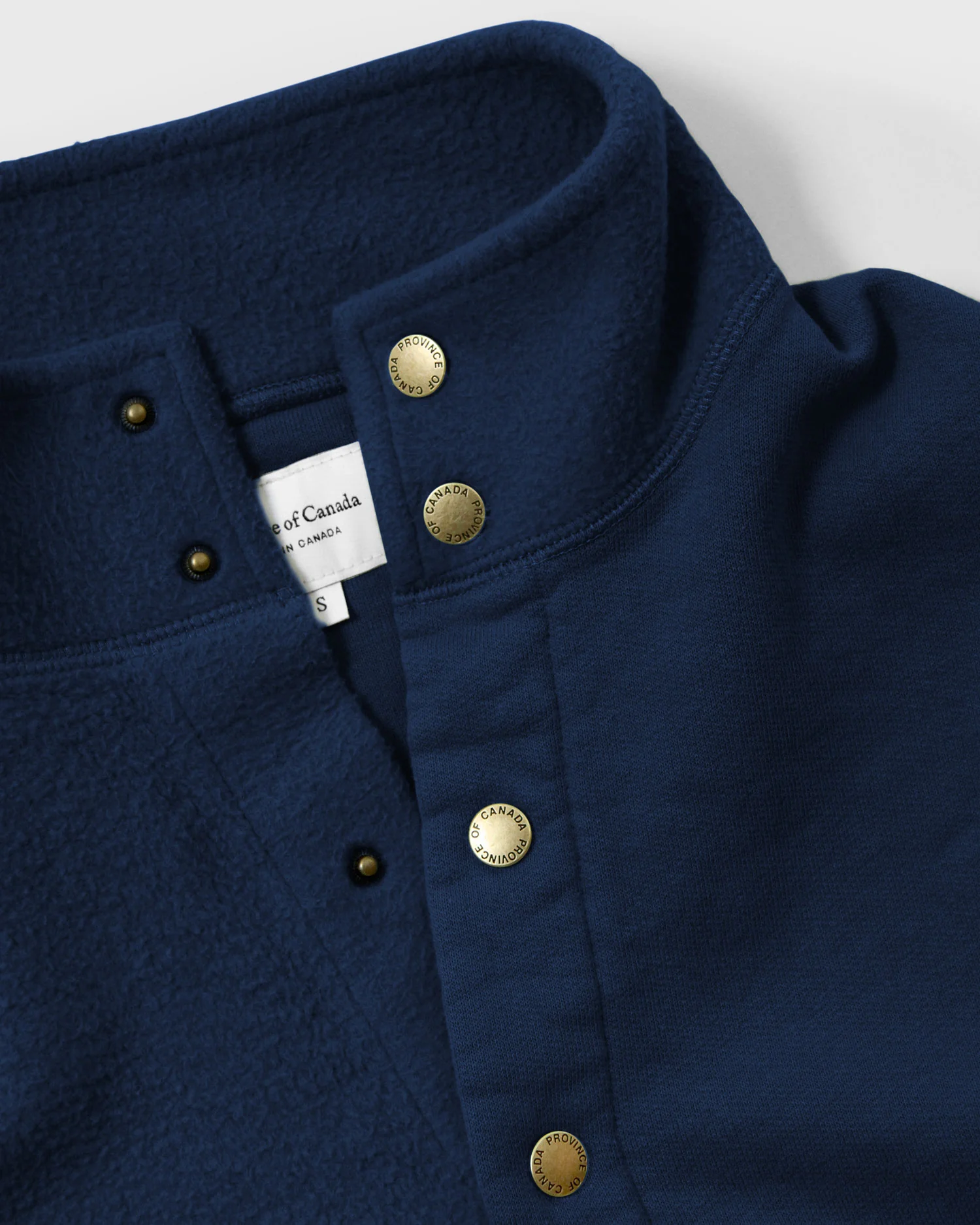 Reverse Fleece Pullover Navy - Unisex - Image 6