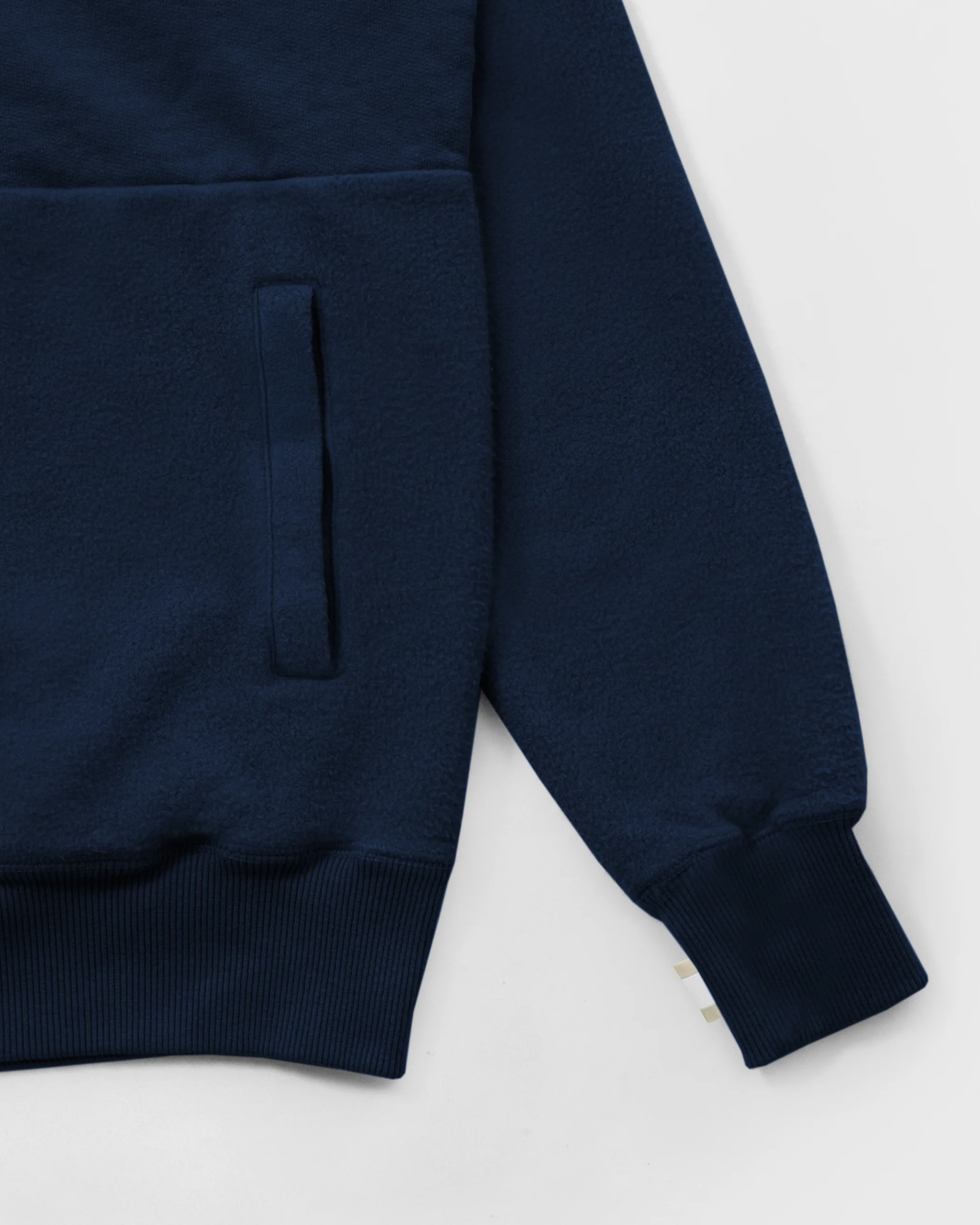 Reverse Fleece Pullover Navy - Unisex - Image 8