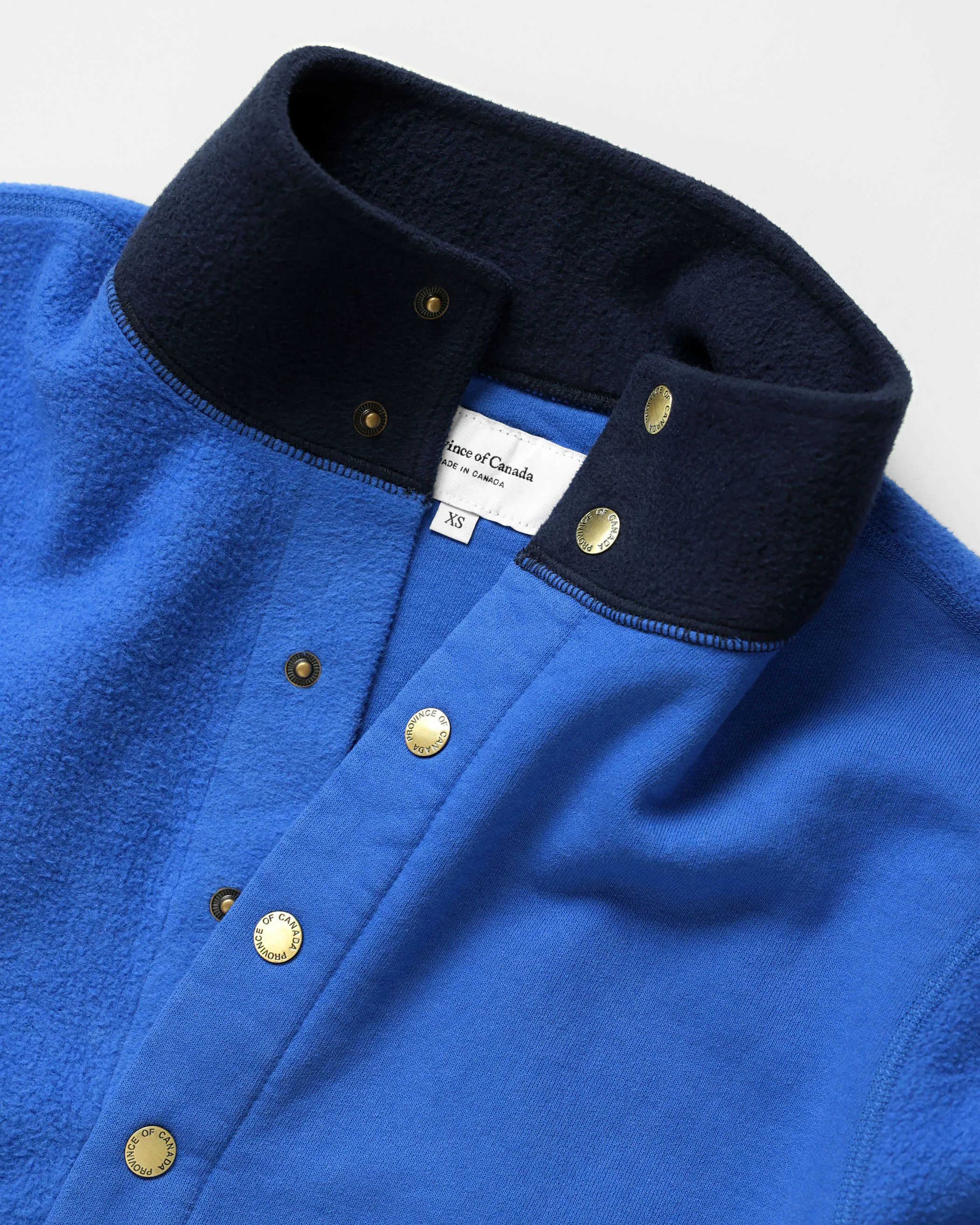 Reverse Fleece Pullover Royal Navy - Unisex - Image 4