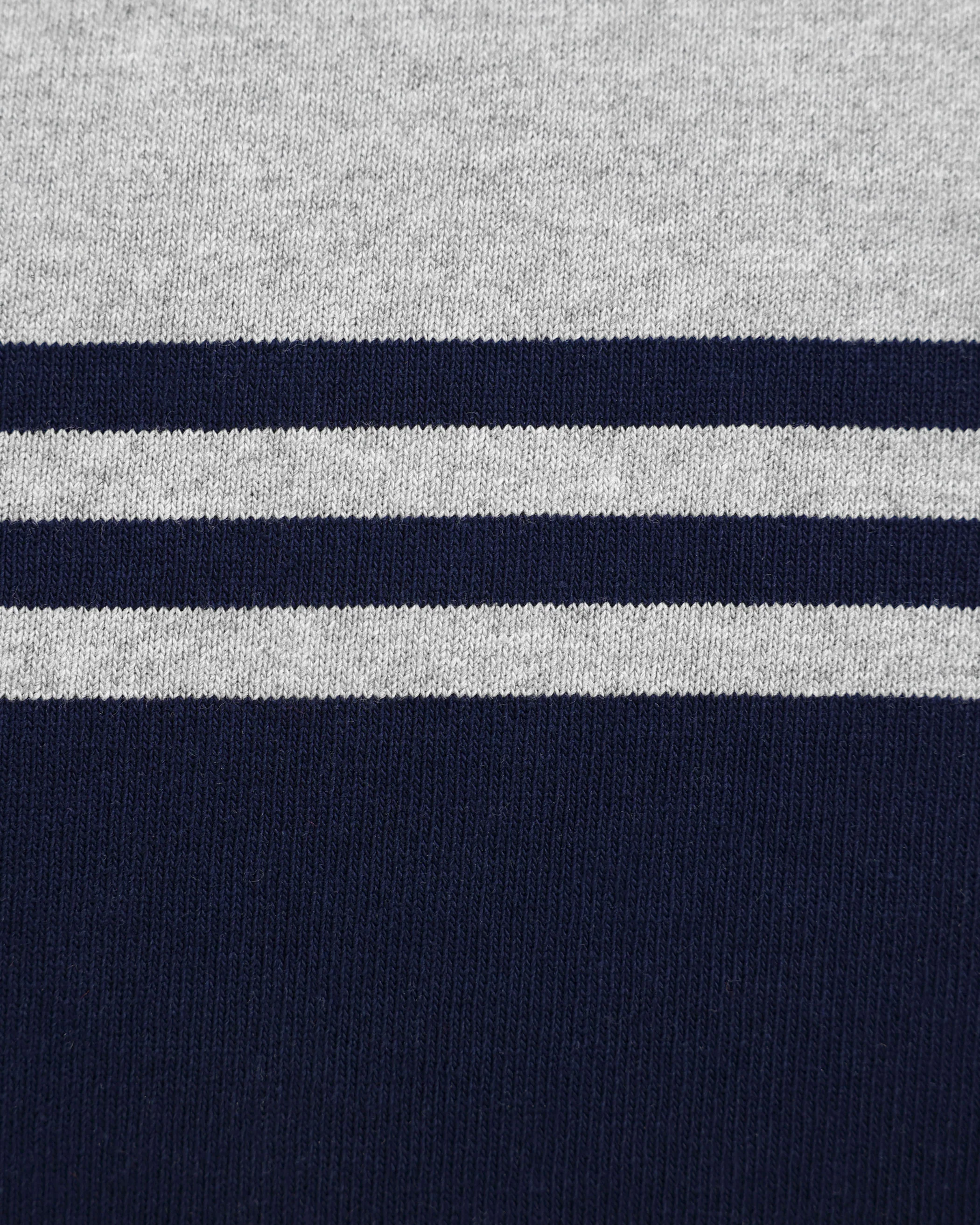 Rosseau Cushion Cover Navy and Ash - Image 2