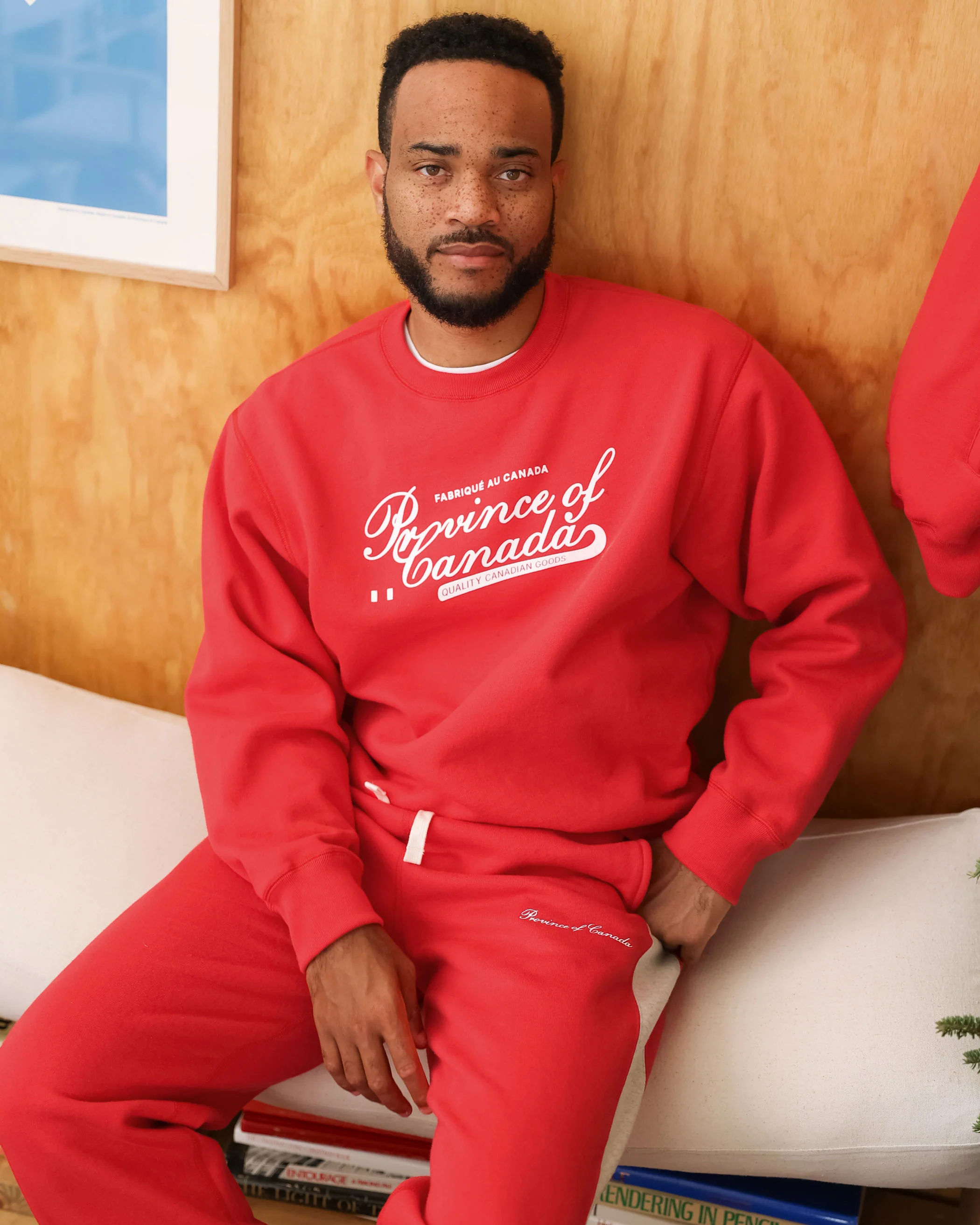 Script Logo Sweatshirt Red - Unisex - Image 2