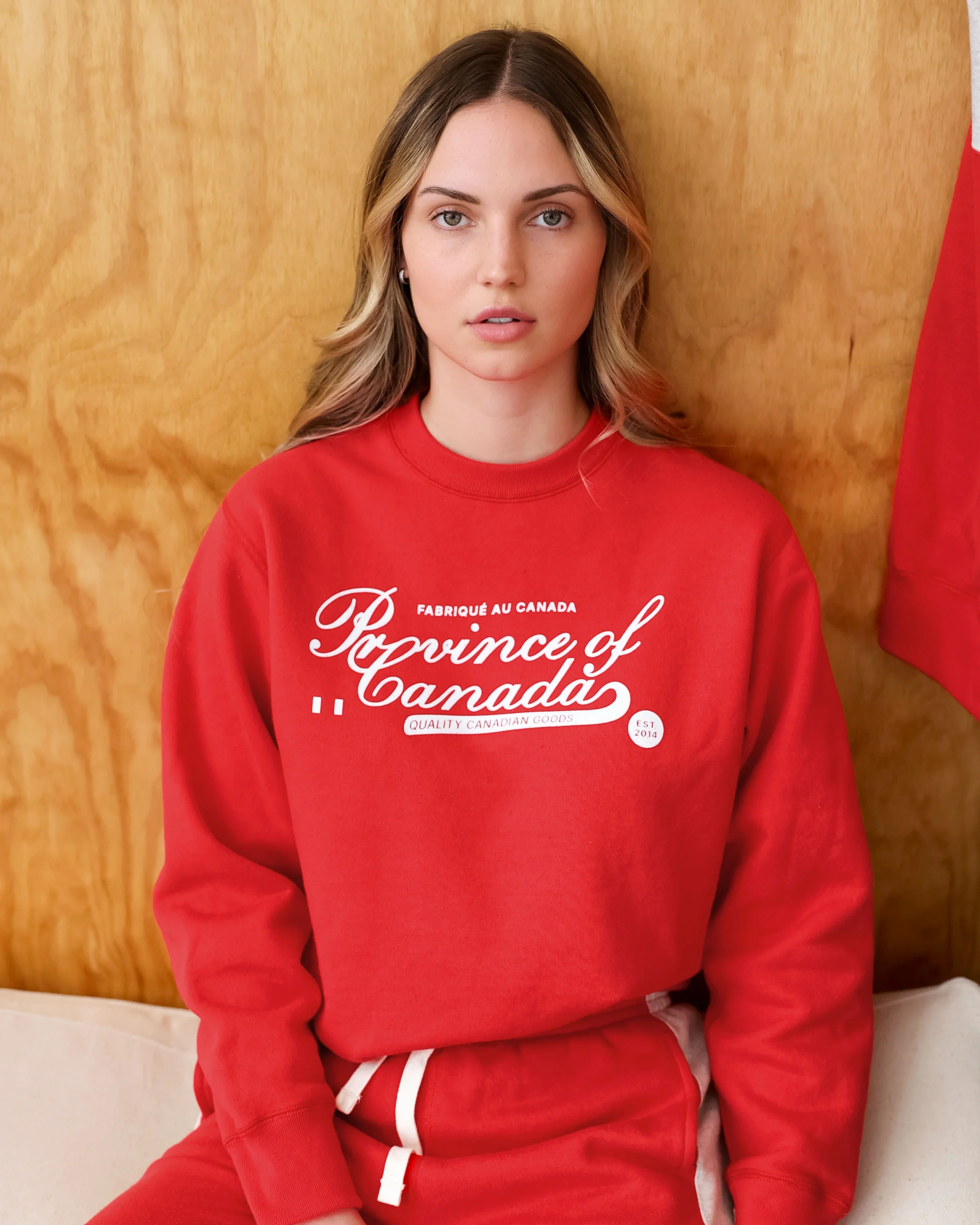 Script Logo Sweatshirt Red - Unisex - Image 3