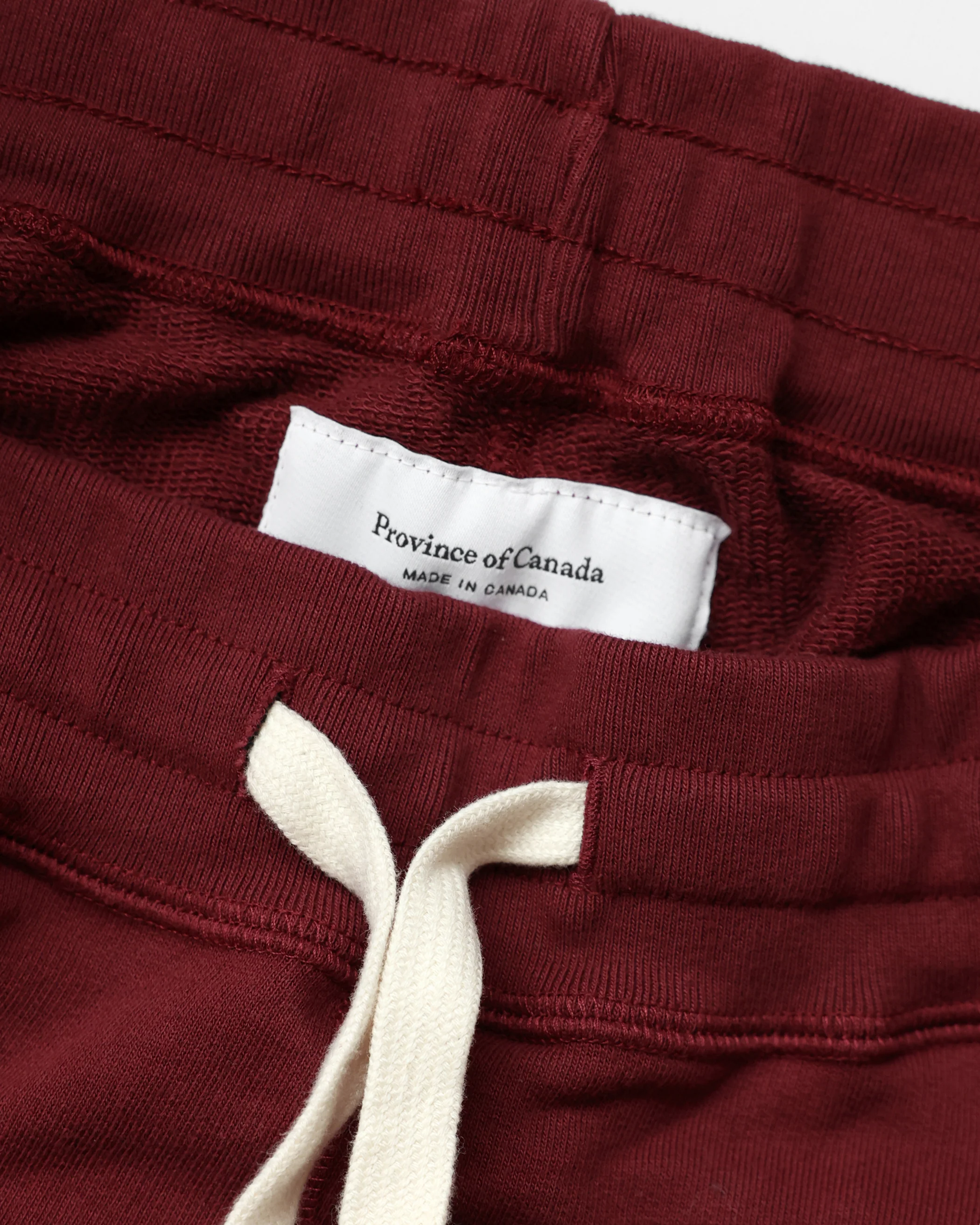 Skinny French Terry Sweatpant Burgundy - Unisex - Image 3