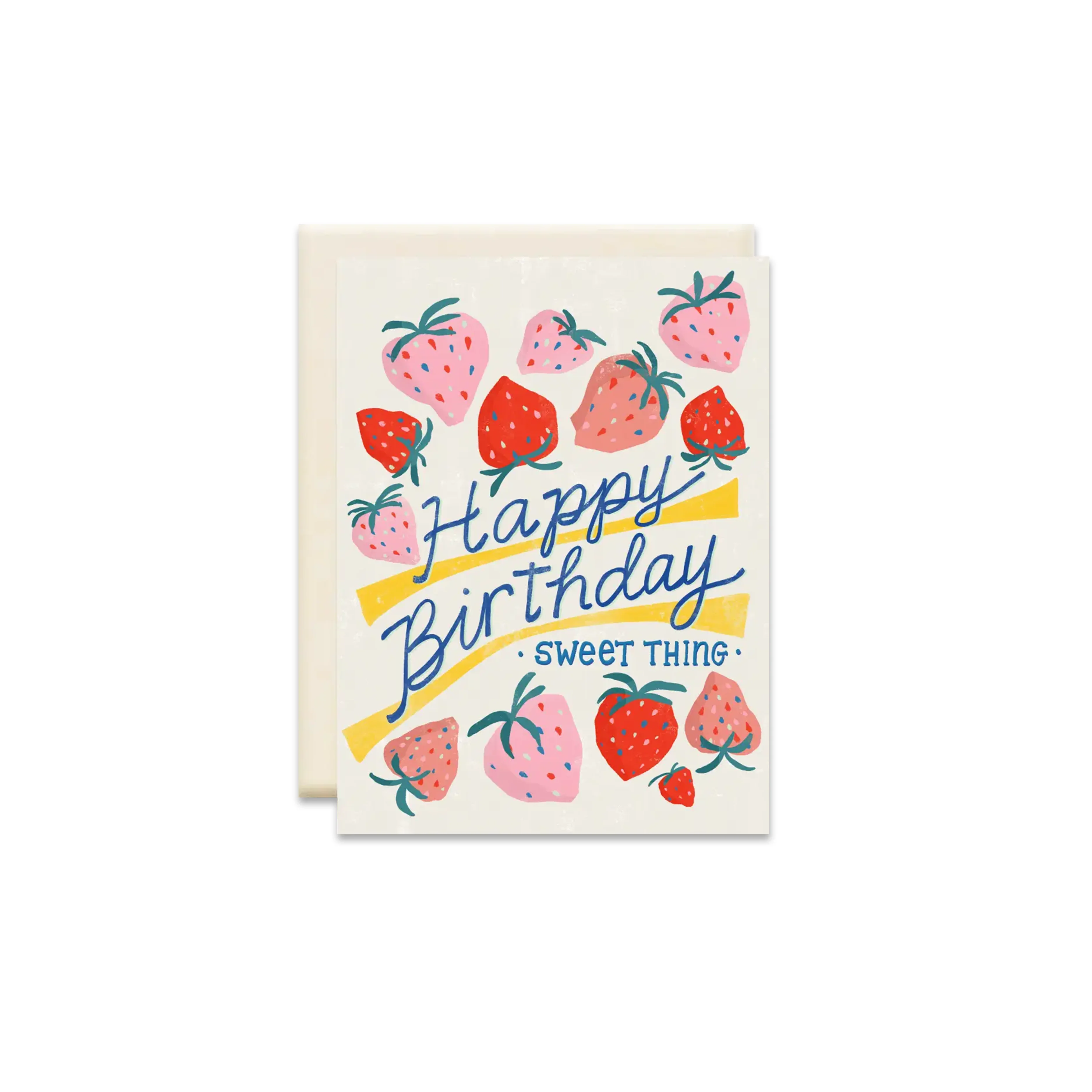 Strawberries Birthday Greeting Card