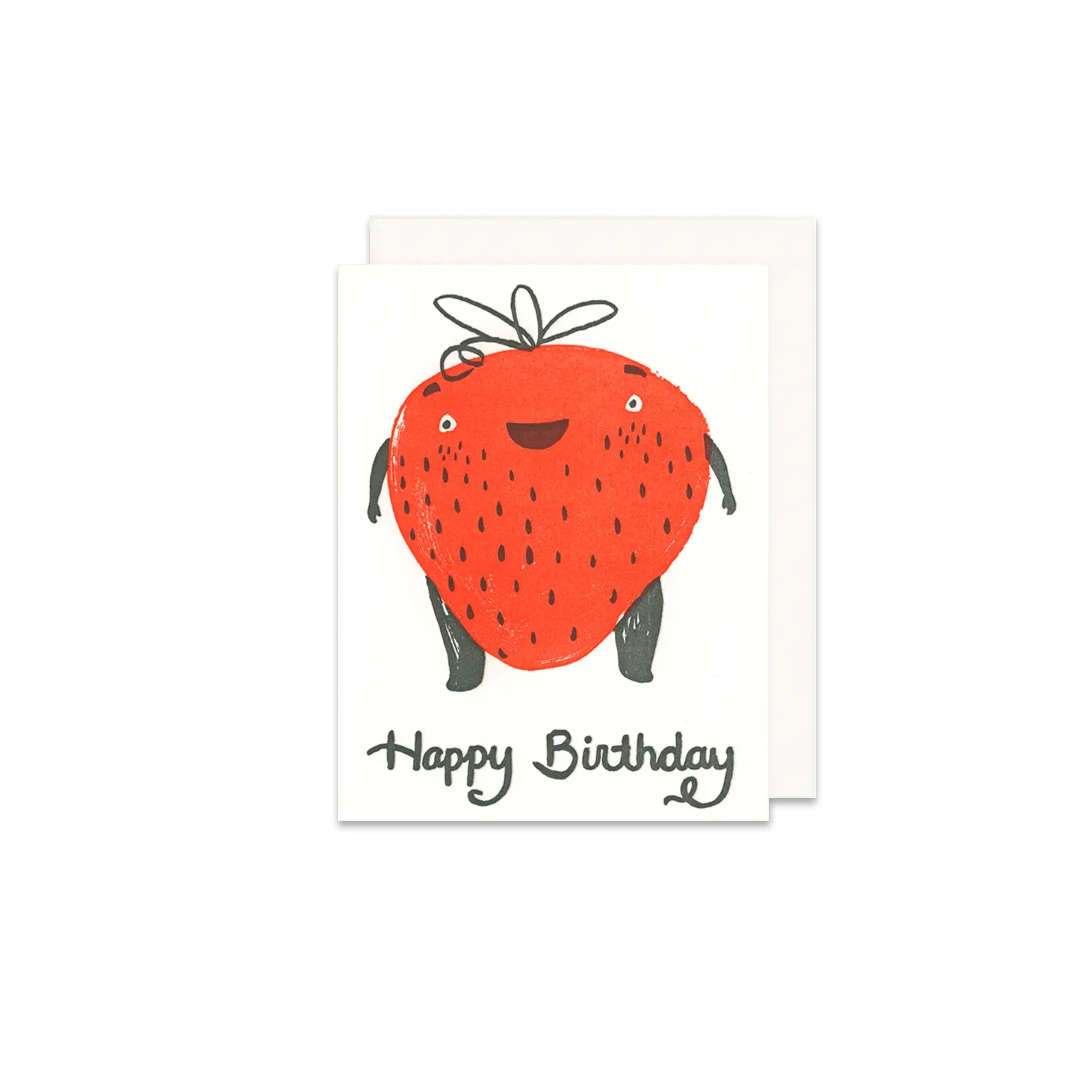 Strawberry Birthday Greeting Card