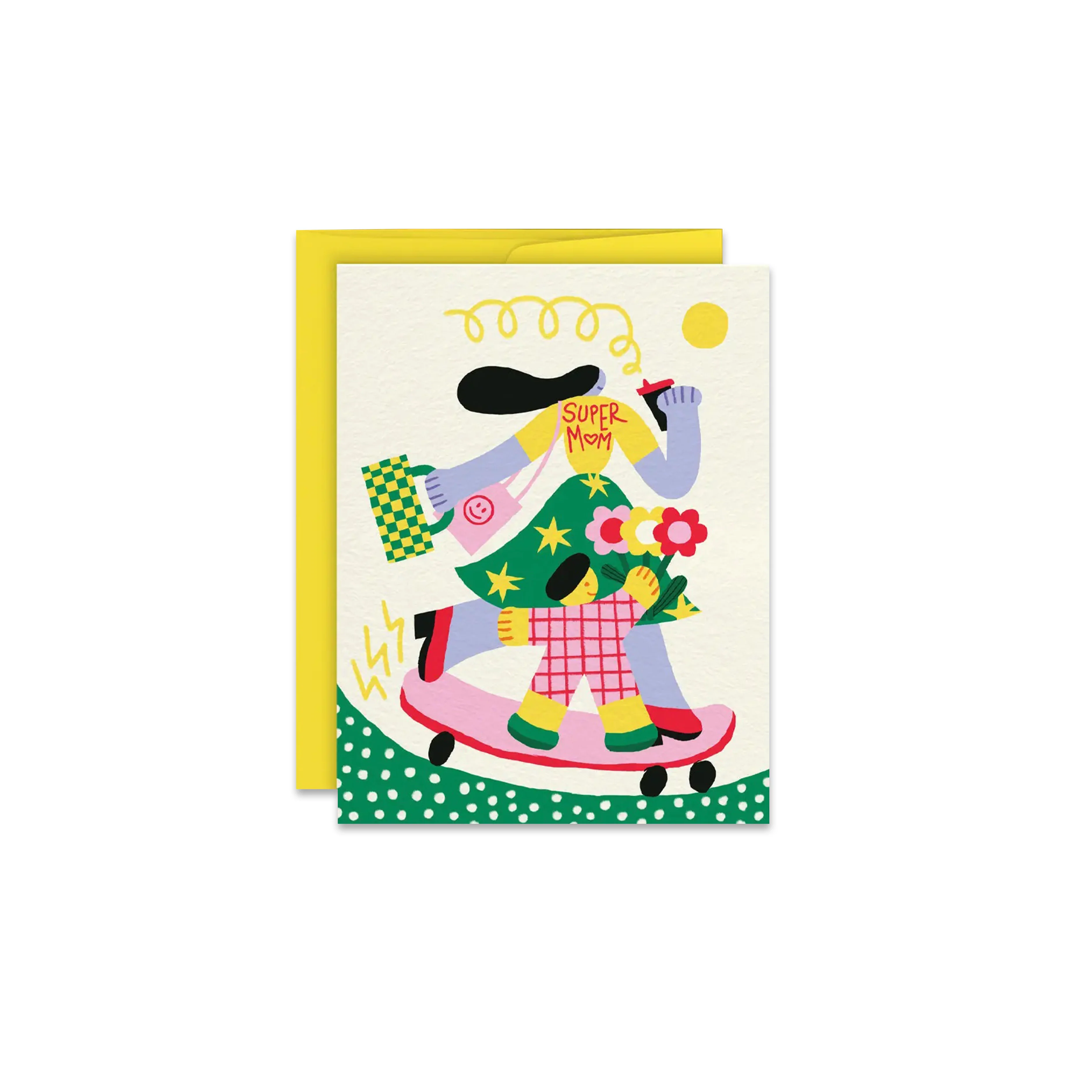Super Mom Greeting Card