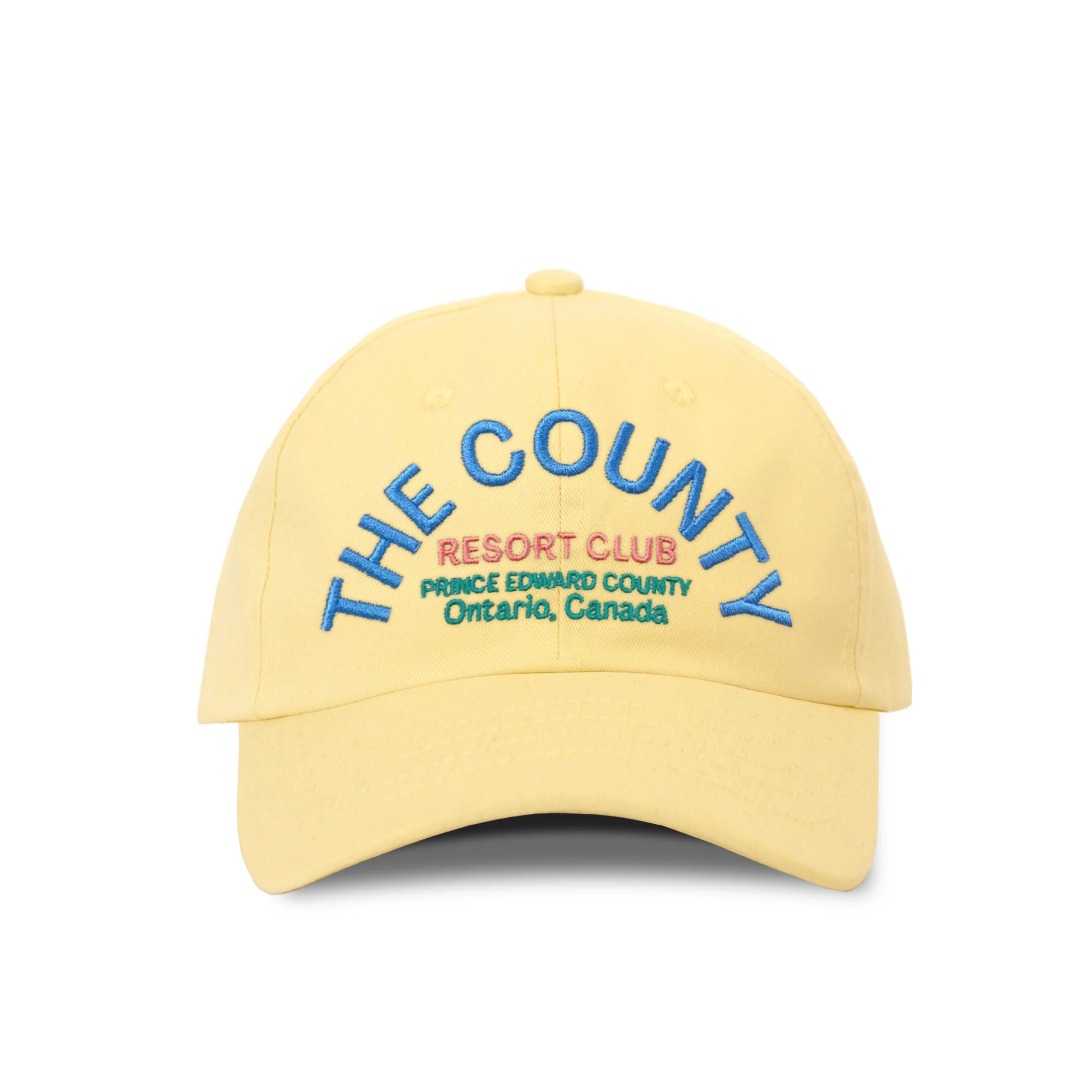 The County Baseball Hat Yellow