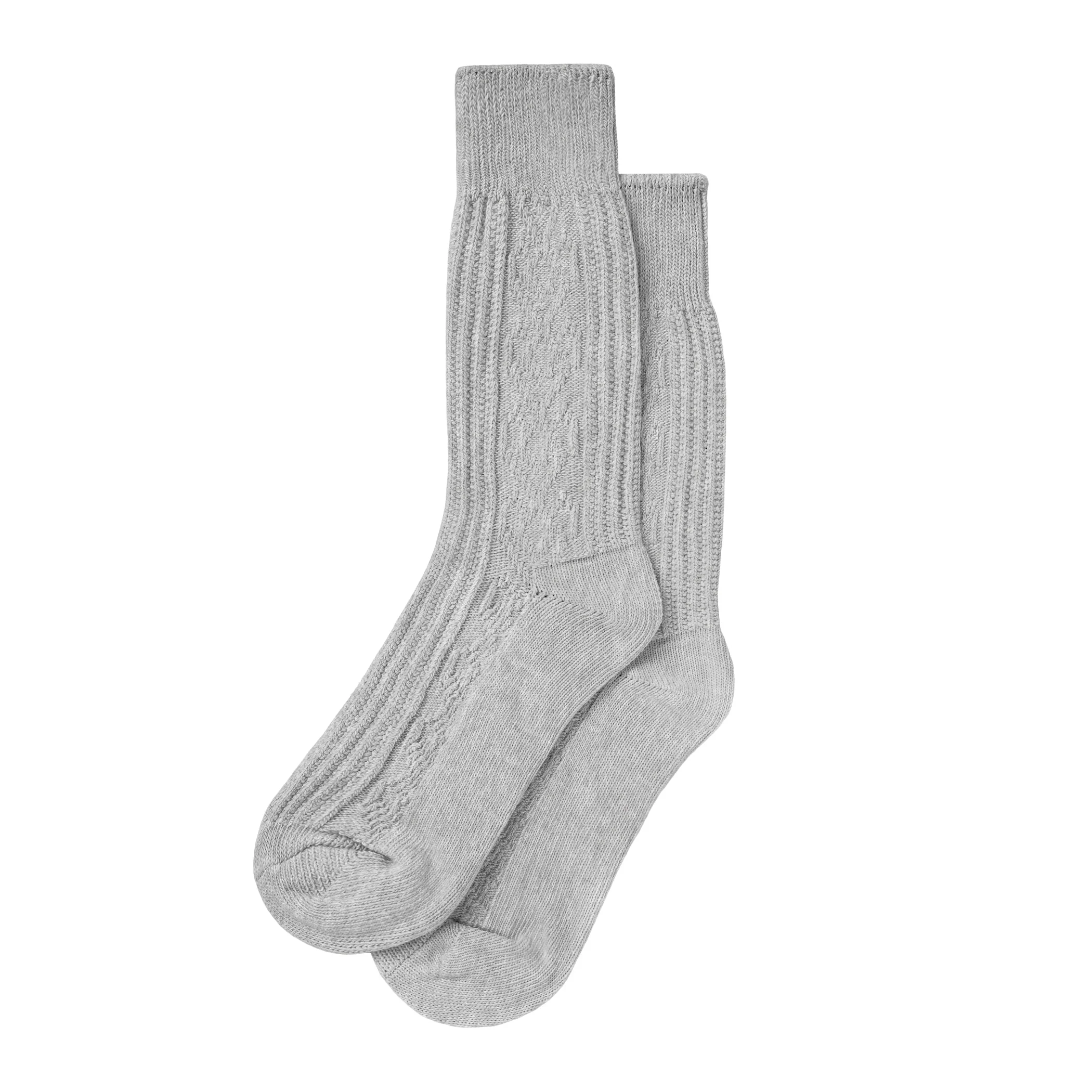 The Slouchy Sock - Windsor Heather Grey