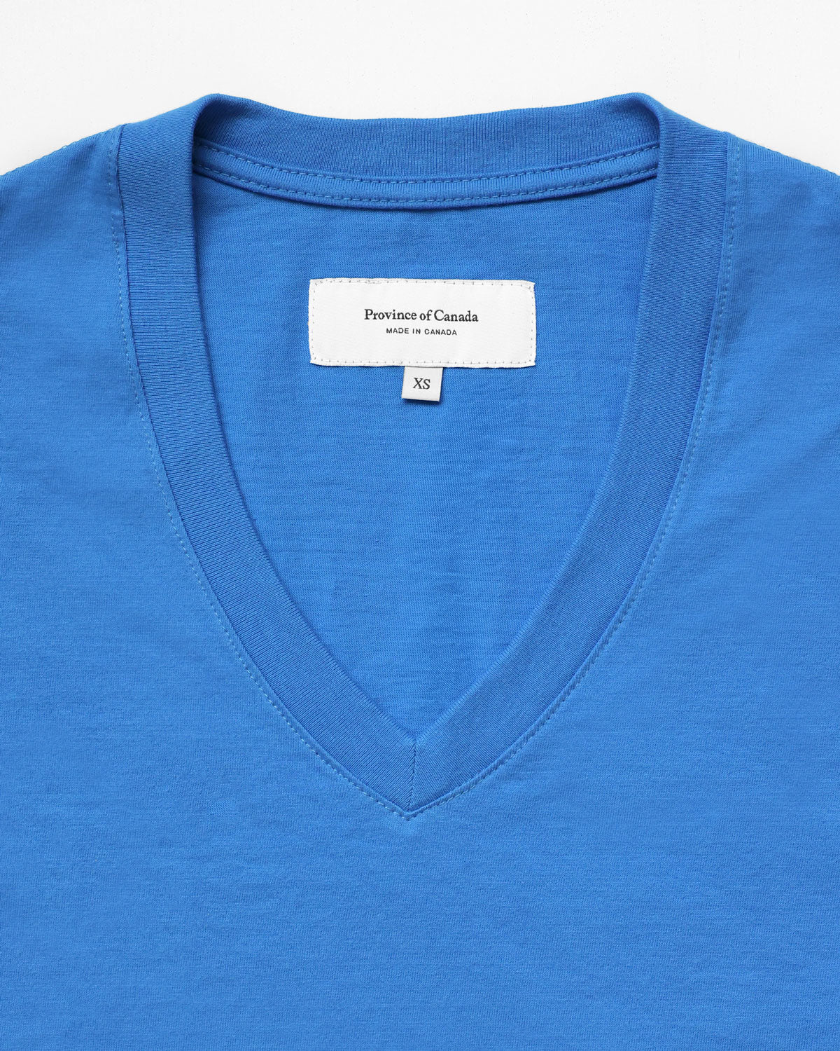 V-Neck Midi T-Shirt Dress Super Blue - Image 3