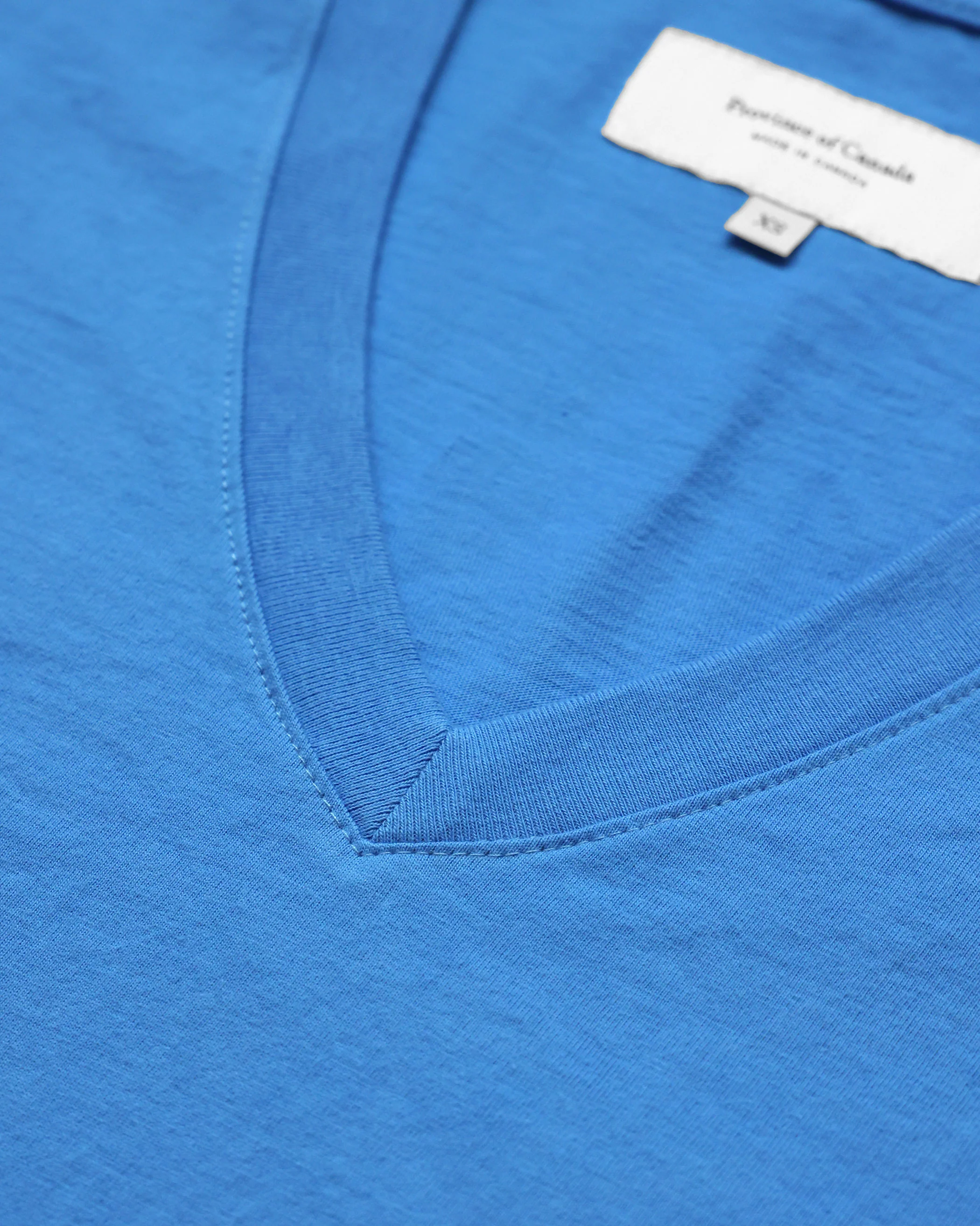 V-Neck Midi T-Shirt Dress Super Blue - Image 4