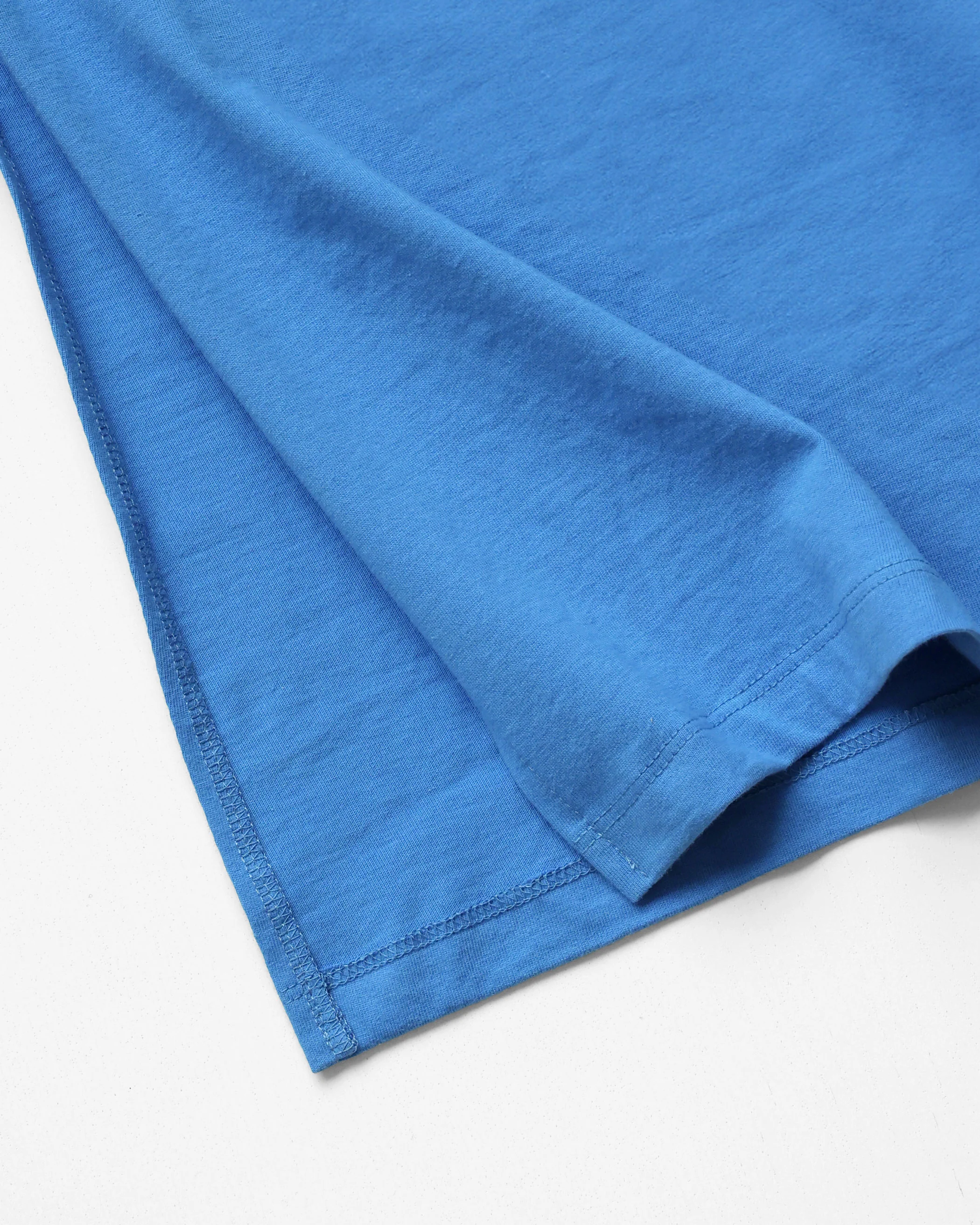 V-Neck Midi T-Shirt Dress Super Blue - Image 5