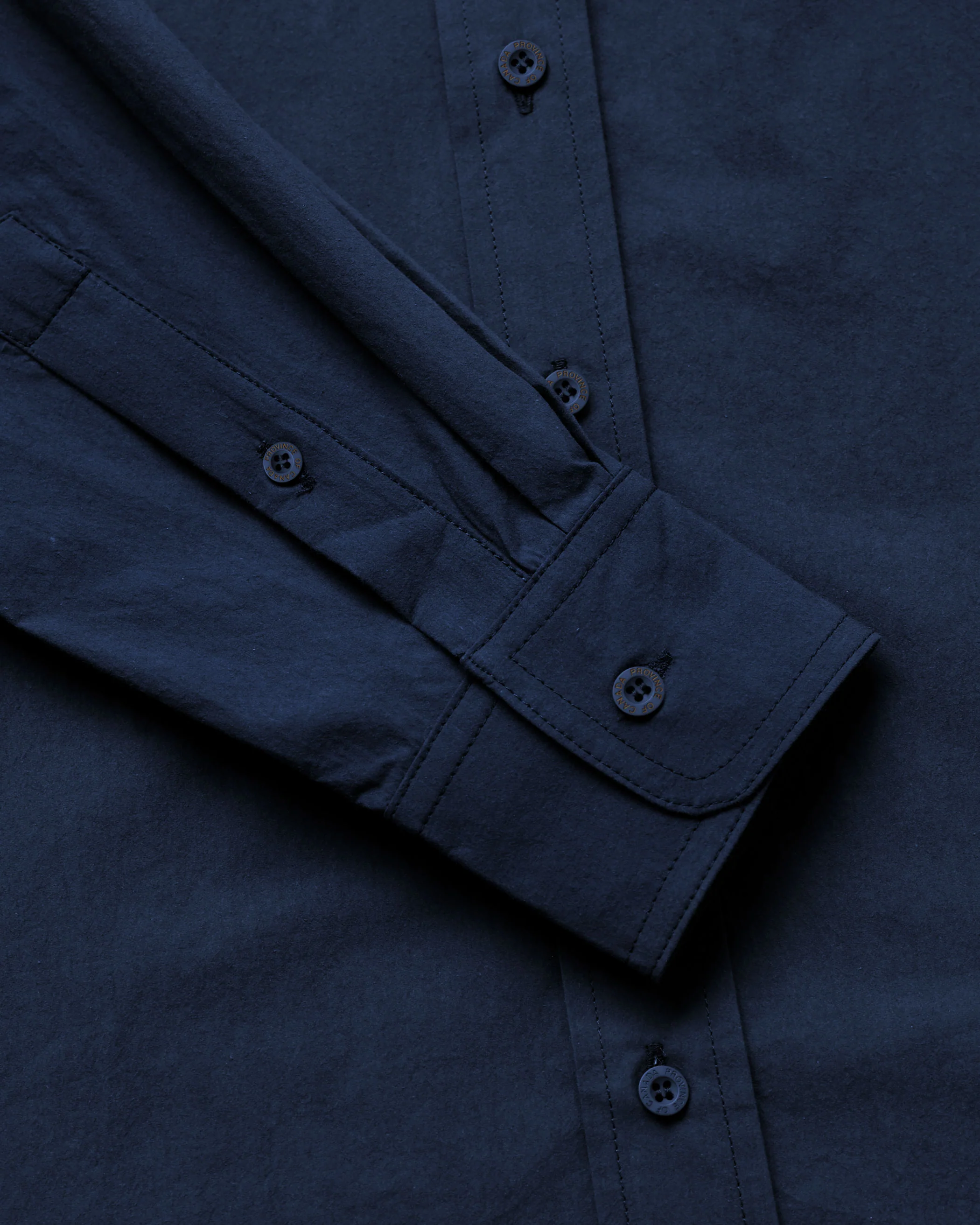 Washed Poplin Dress Navy - Image 3