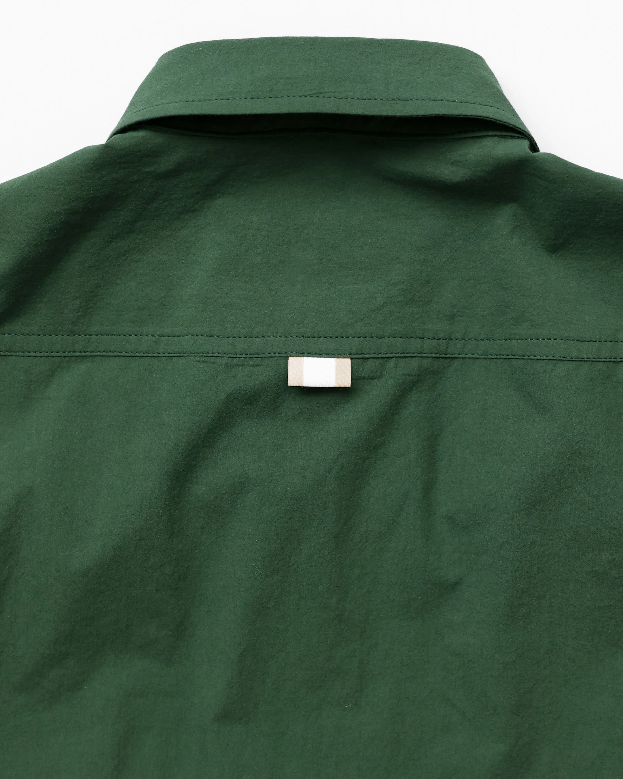Washed Poplin Shirt Forest - Unisex - Image 7