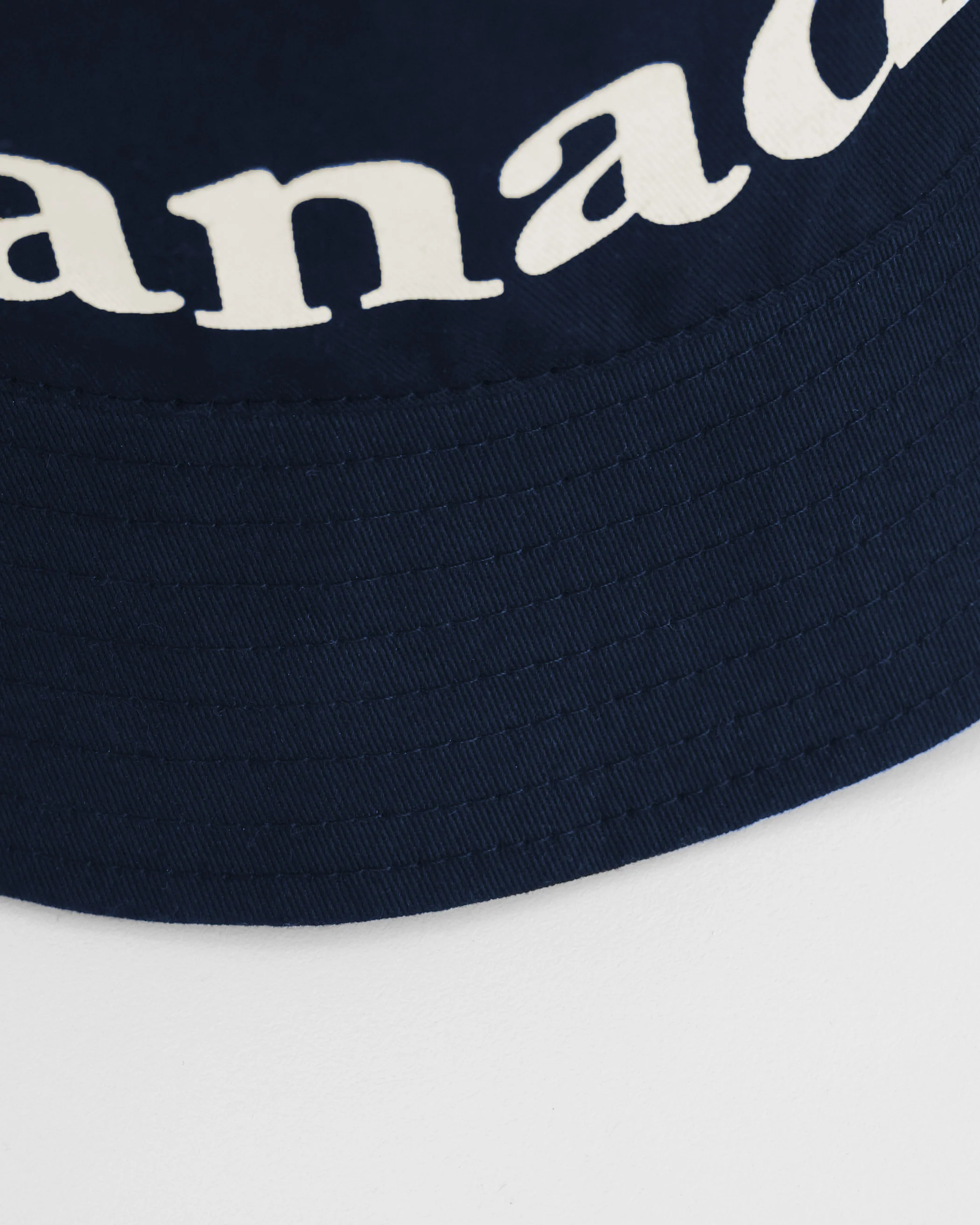 Wordmark Bucket Hat Navy - Image 3